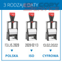 CLASSIC 2160 DATOWNIK - DATA: CYFROWA, POLSKA LUB ISO - Z PŁYTKĄ TEKSTOWĄ